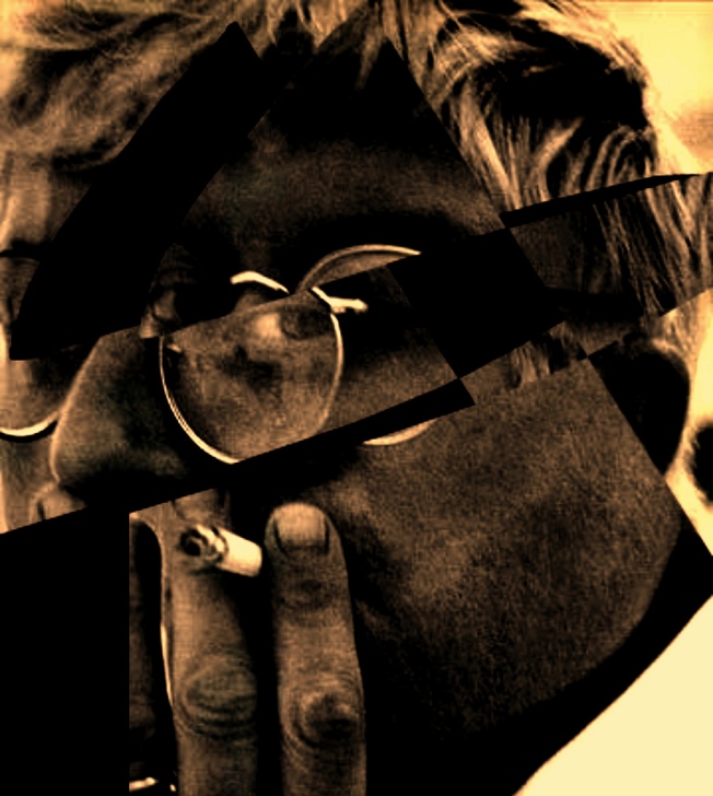 David Hockney, rauchend