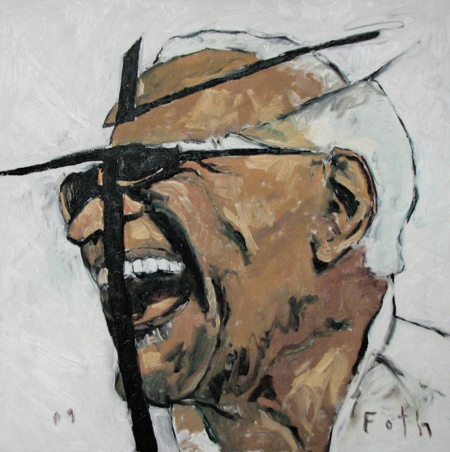 Ray Charles Portrait von Detlev Foth